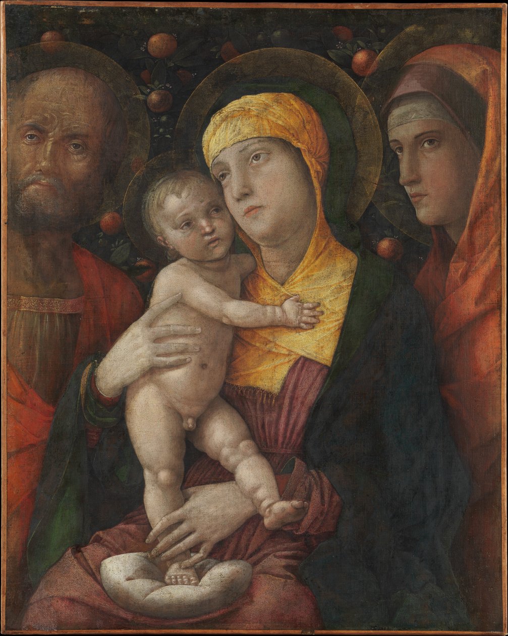 La Sainte Famille avec sainte Marie-Madeleine - Andrea Mantegna
