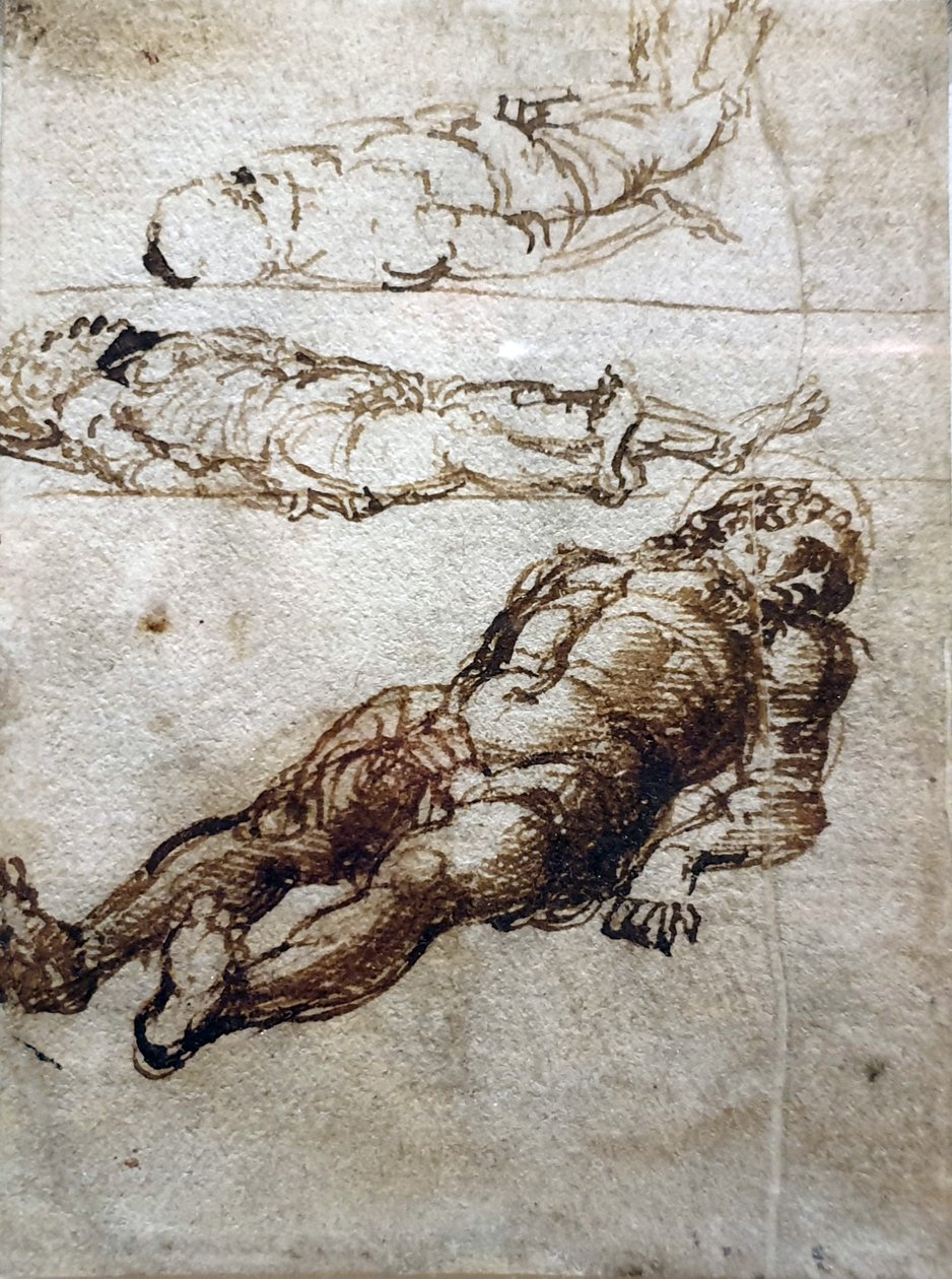 Trois études pour le Christ mort - Andrea Mantegna