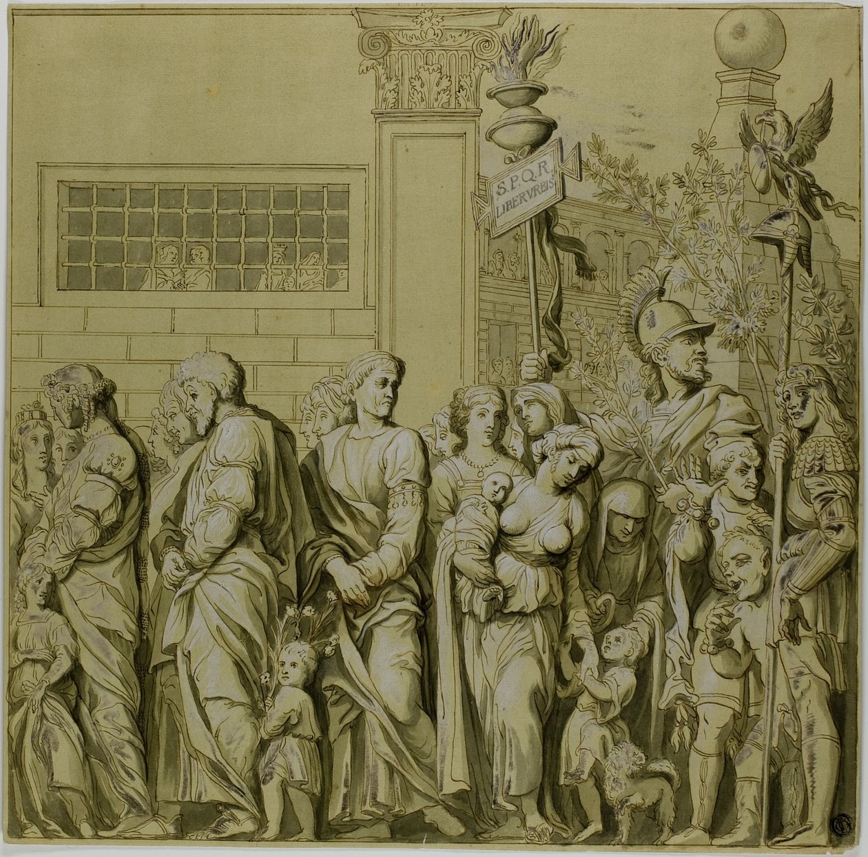 Triomphes de Jules César : Toile n° VII - Andrea Mantegna