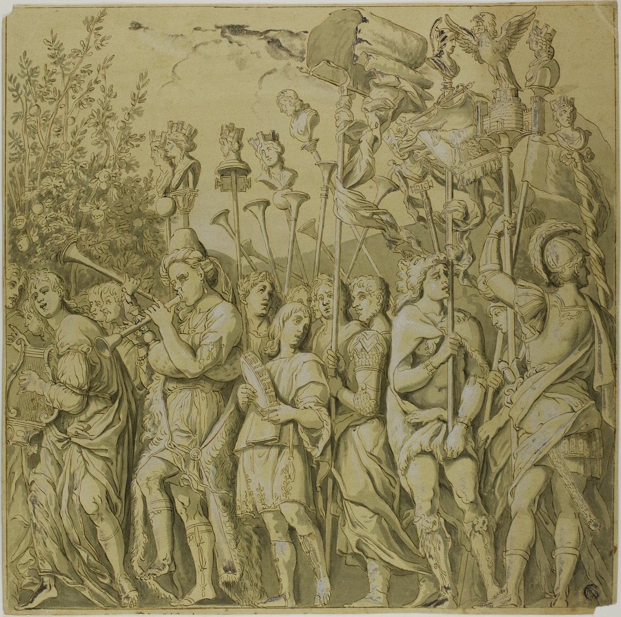 Triomphes de Jules César : Toile n° VII - Andrea Mantegna