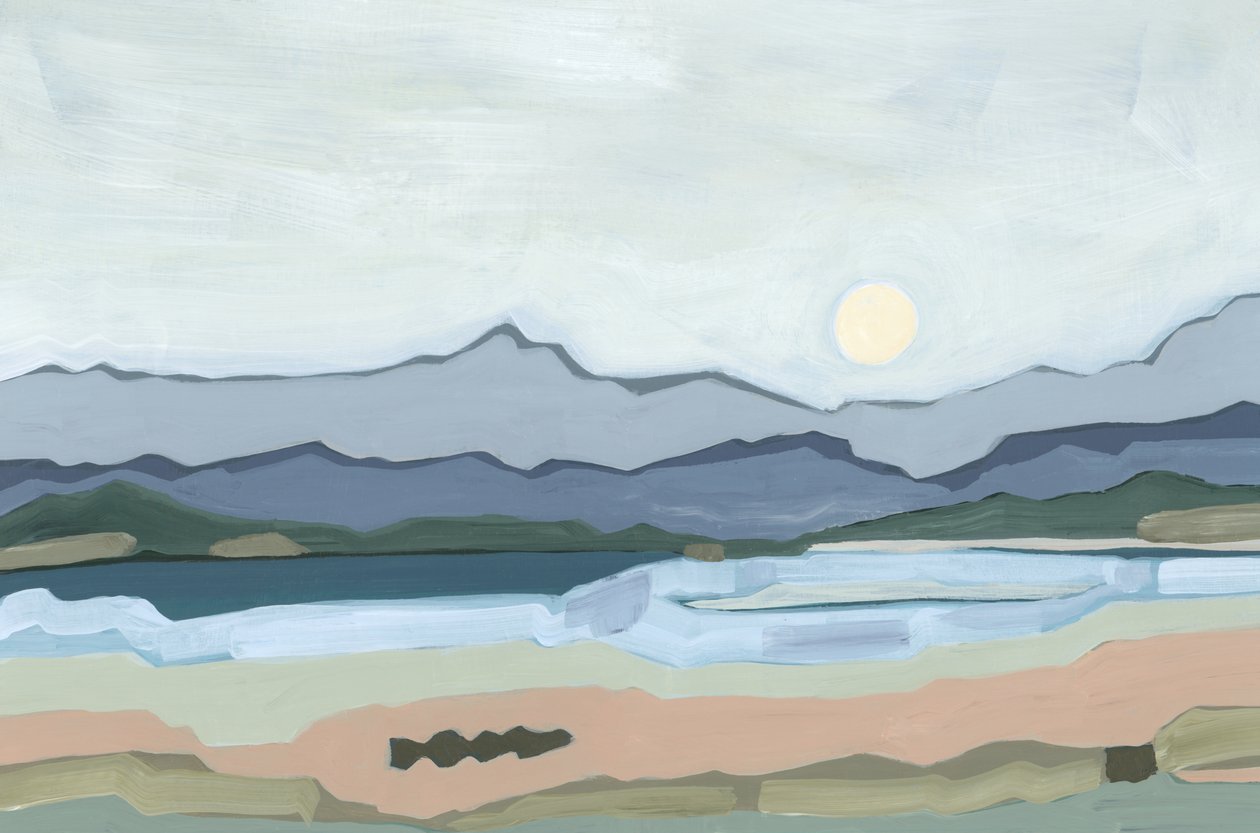 Lever de lune sur la vallée, 2023 - Andrea Mejia