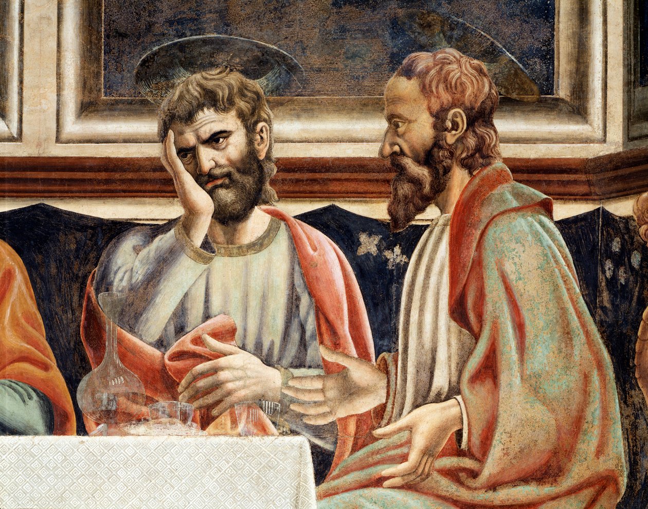 La Cène, détail de Jacques, fils d