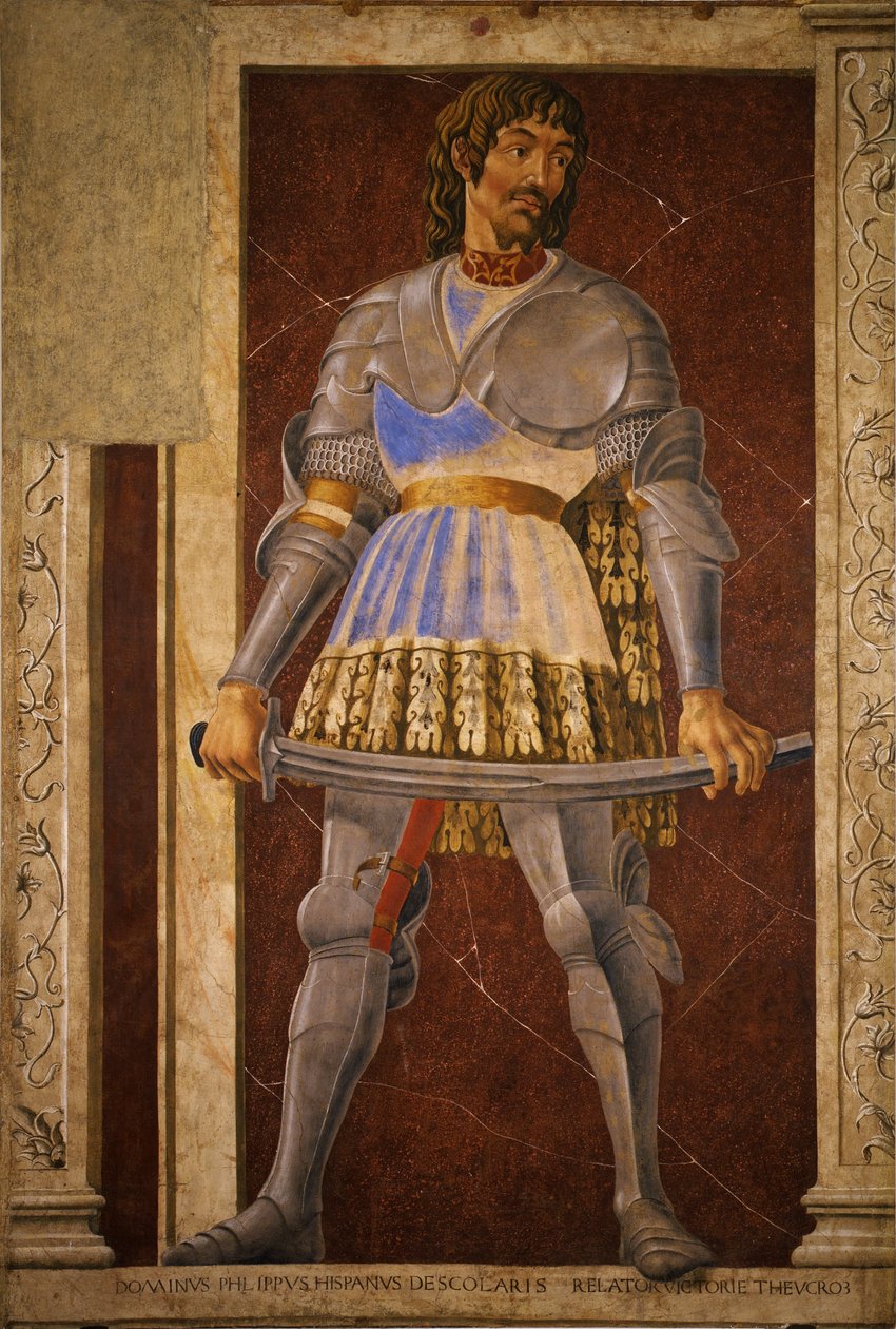 Pippo Spano, Niccolò Acciaiuoli, Francesco Petrarca - Andrea del Castagno