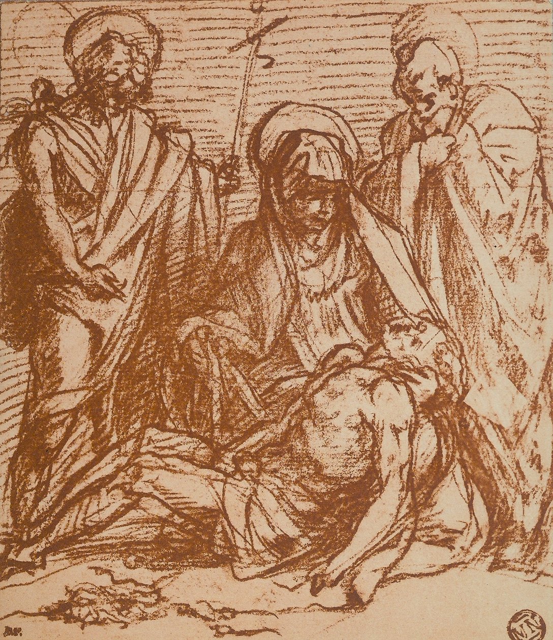 Christ mort dans les bras de la Vierge (Pietà) - Andrea del Sarto
