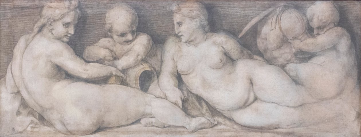 Scène avec des figures dans le style classique - Andrea del Sarto