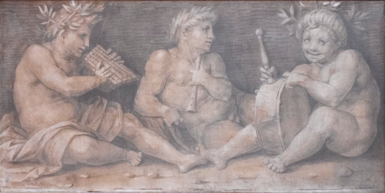Scène avec des figures dans le style classique - Andrea del Sarto