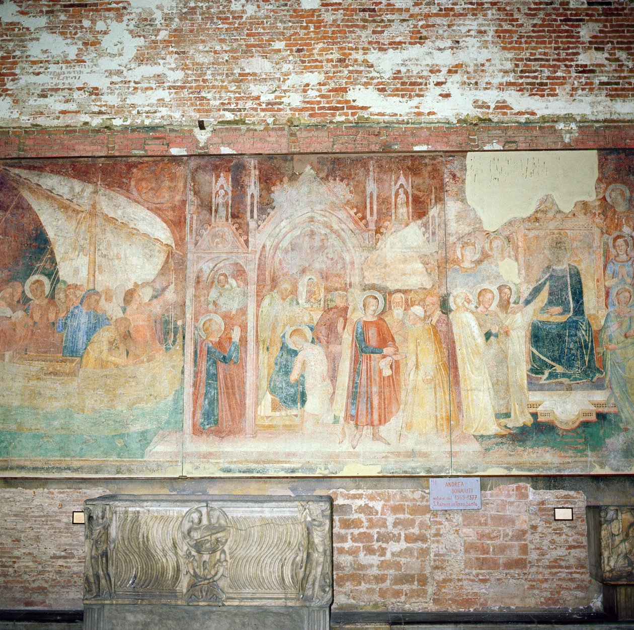 Saint Ranieri en Terre Sainte, milieu du 14ème siècle - Andrea di Bonaiuto
