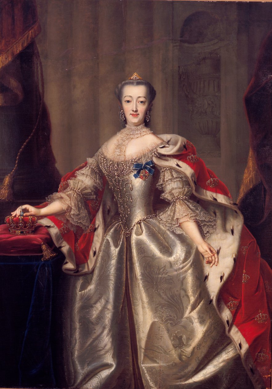 Sophie-Madeleine de Brandebourg-Culmbach - Andreas Brünniche