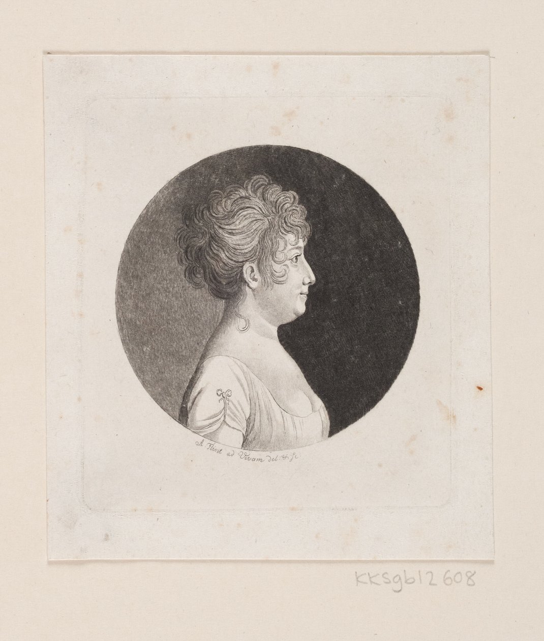 Portrait de femme inconnue - Andreas Flint