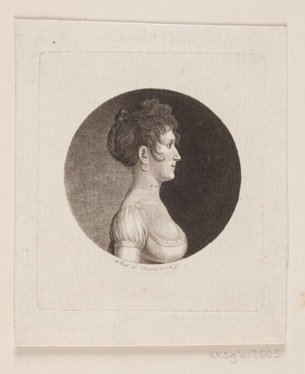 Portrait de femme inconnu - Andreas Flint