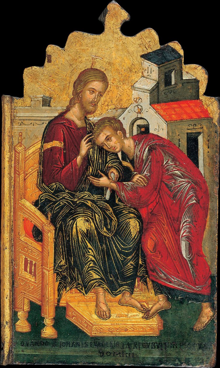 Christ bénissant Saint Jean l