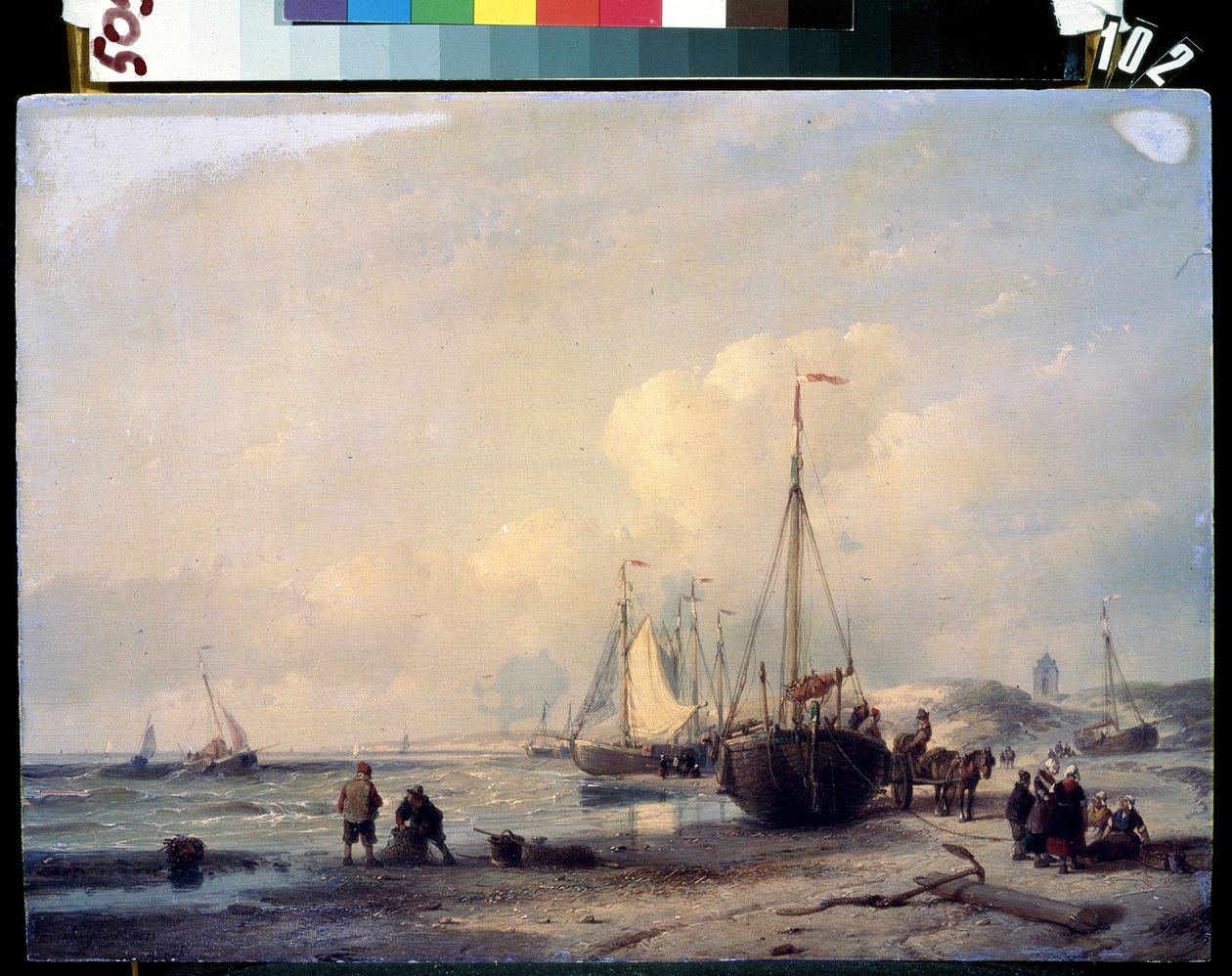 Paysage de mer - Andreas Schelfhout