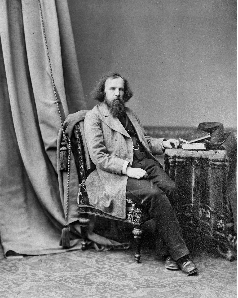 Portrait du chimiste Dimitri Ivanovich Mendeleïev - Andrei Osipovich Karelin