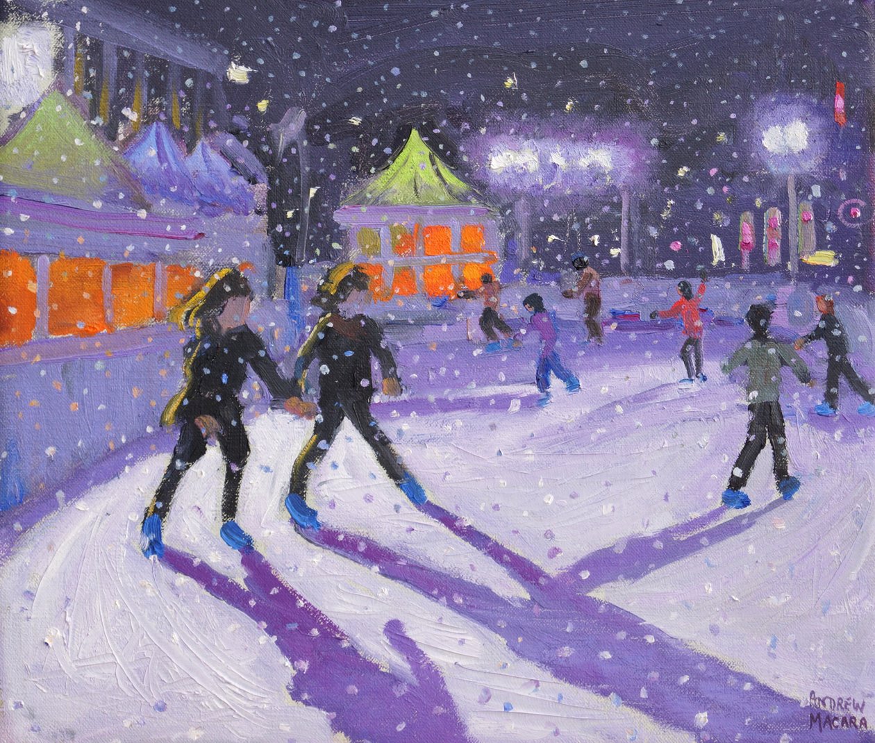 Patineurs nocturnes, Derby, 2014 - Andrew Macara