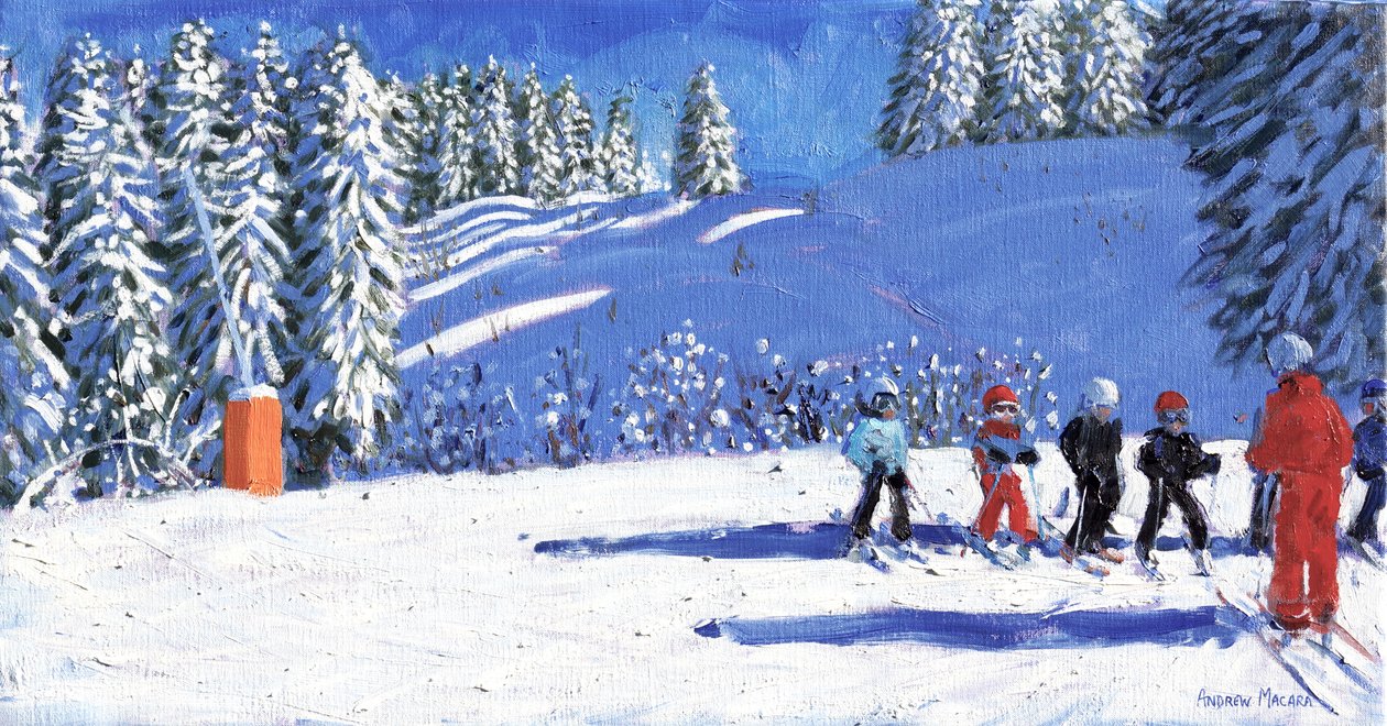 Jeunes skieurs, Morzine, France - Andrew Macara