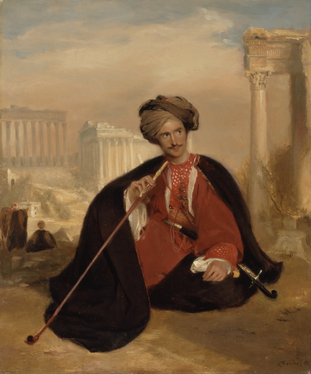Charles Lenox Cumming-Bruce en robe turque".
" - Andrew Geddes