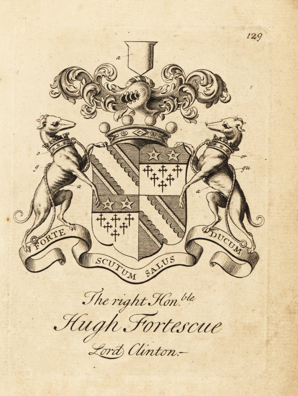 Blason du très honorable Hugh Fortescue - Andrew Johnston