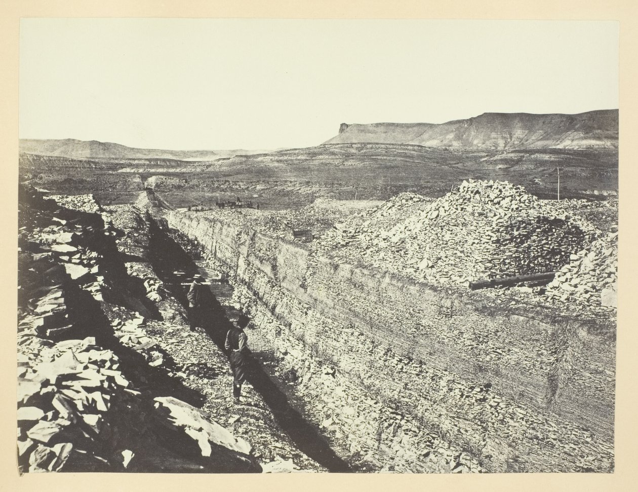 Burning Rock Cut, vallée de la rivière Verte - Andrew Joseph Russell