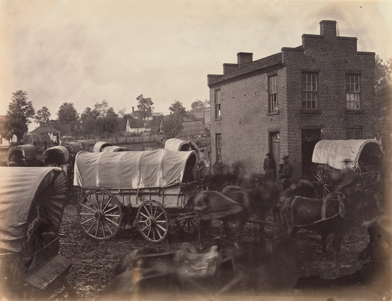 Scène de rue, Culpeper, Virginie - Andrew Joseph Russell
