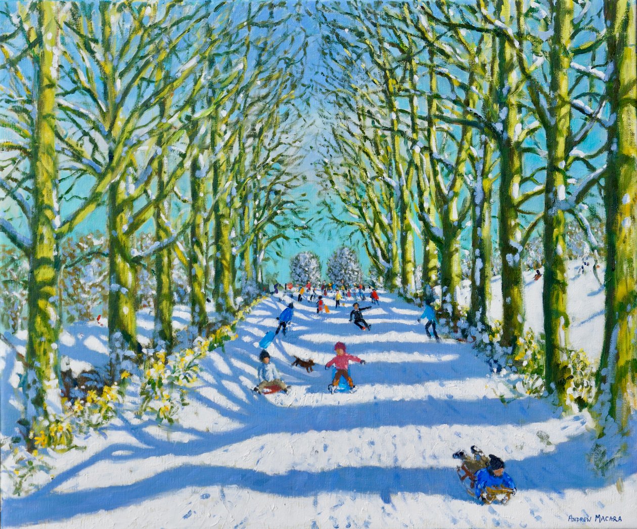 Amusement au soleil et à la neige, Derby, 2022 - Andrew Macara