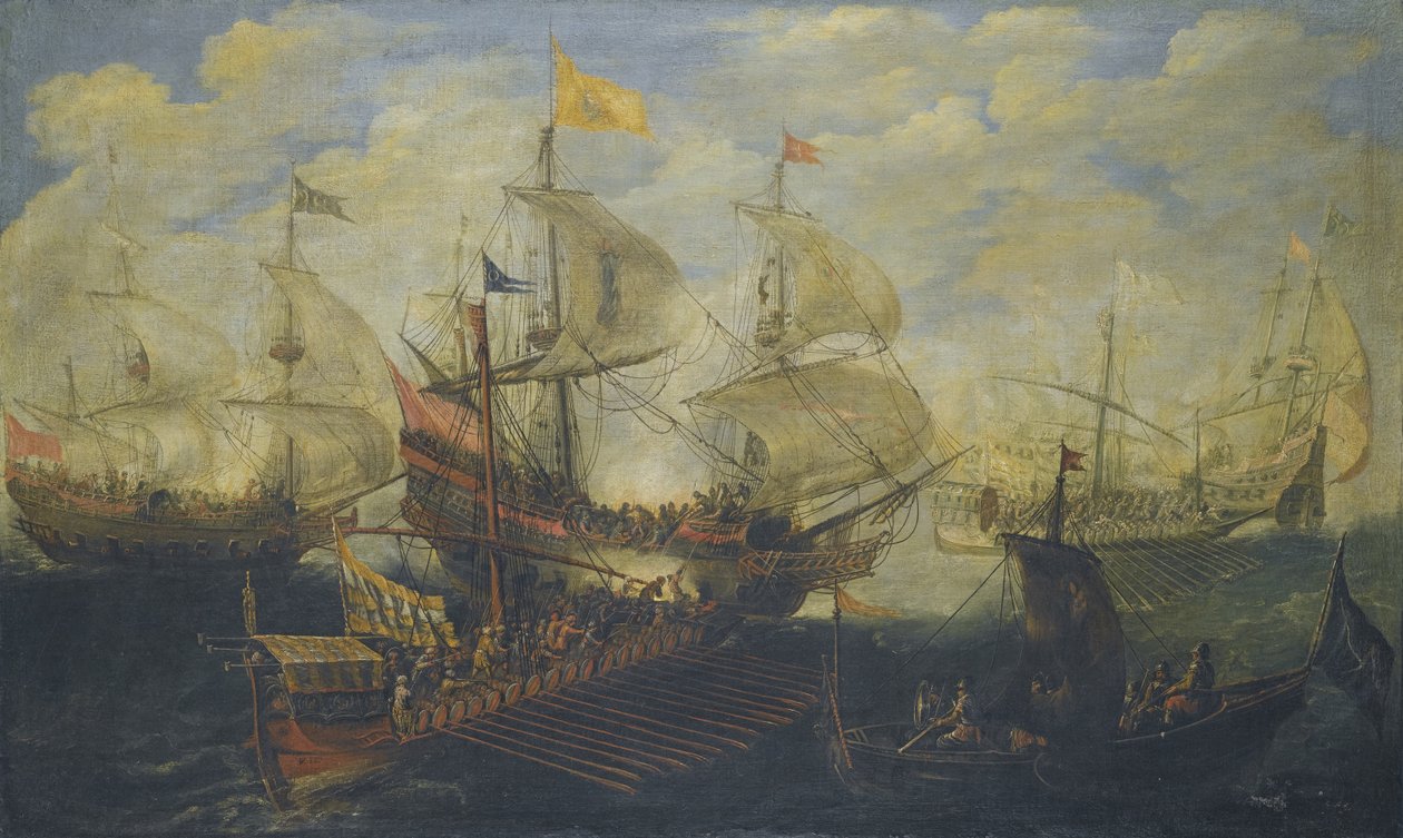 La bataille de Lépante le 7 octobre 1571 - Andries van Eertvelt
