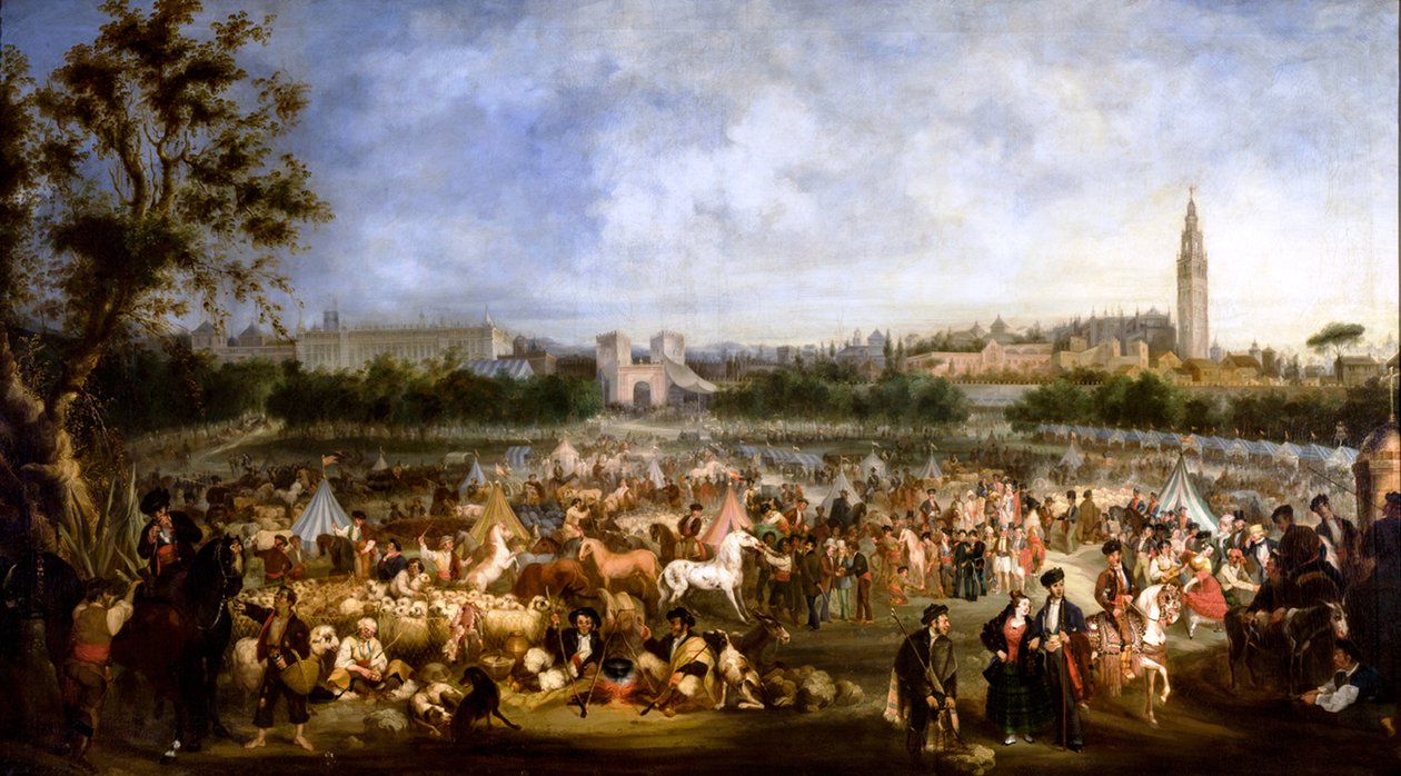 La foire de Séville - Andrés Cortés y Aguilar