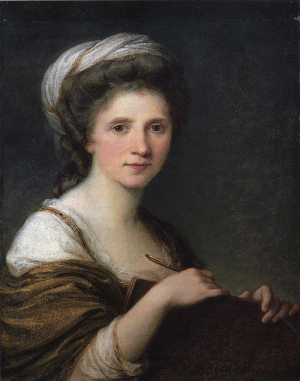 French : Autoportrait Self-Portrait - Angelica Kauffmann