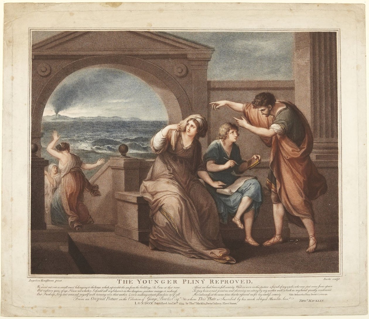Le jeune Pline réprimandé - Angelica Kauffmann