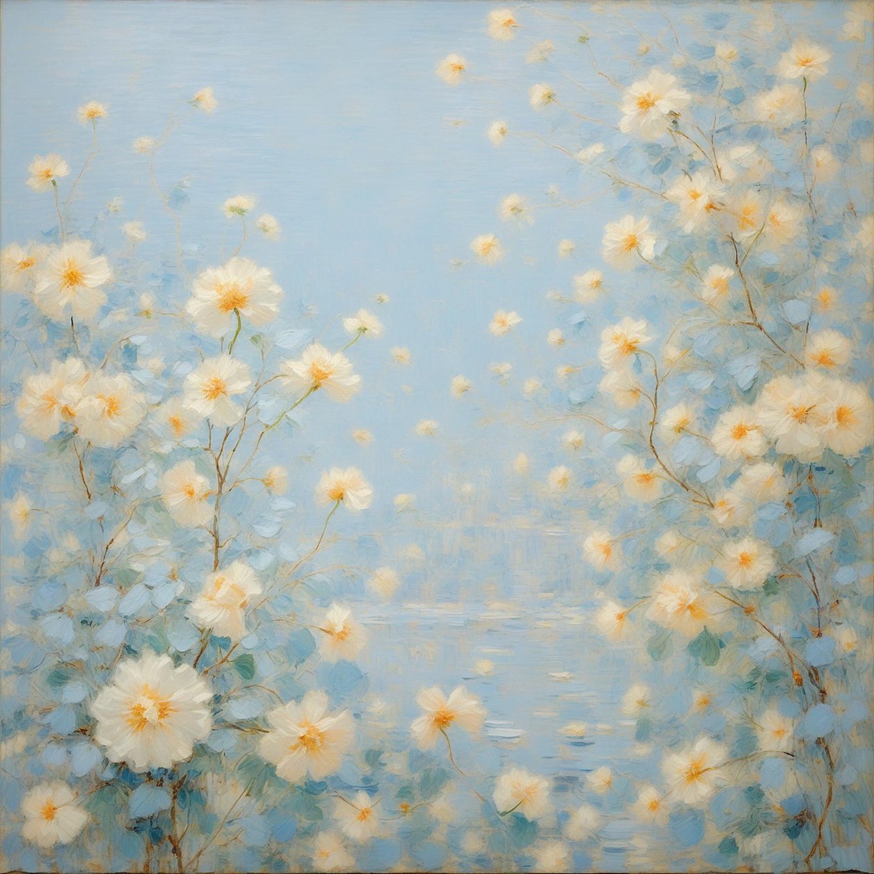 Florales 08, c.2020 (huile sur toile) - Angelita Hawke