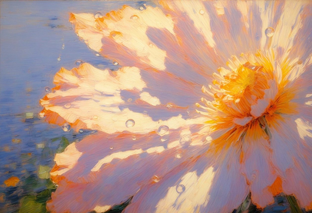 Florales 68, vers 2022 (huile sur toile) - Angelita Hawke