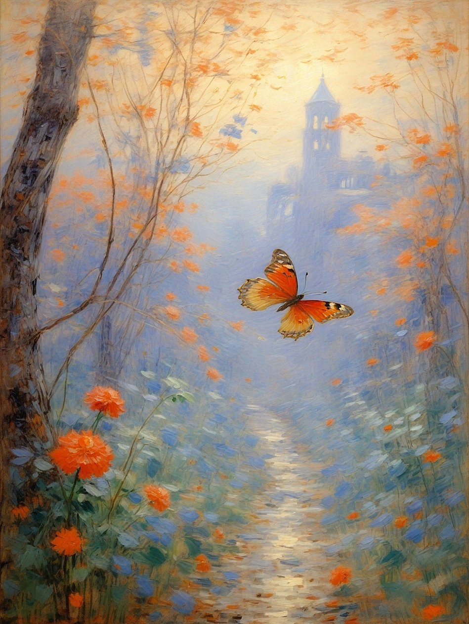 Florales 81, vers 2023 (huile sur toile) - Angelita Hawke