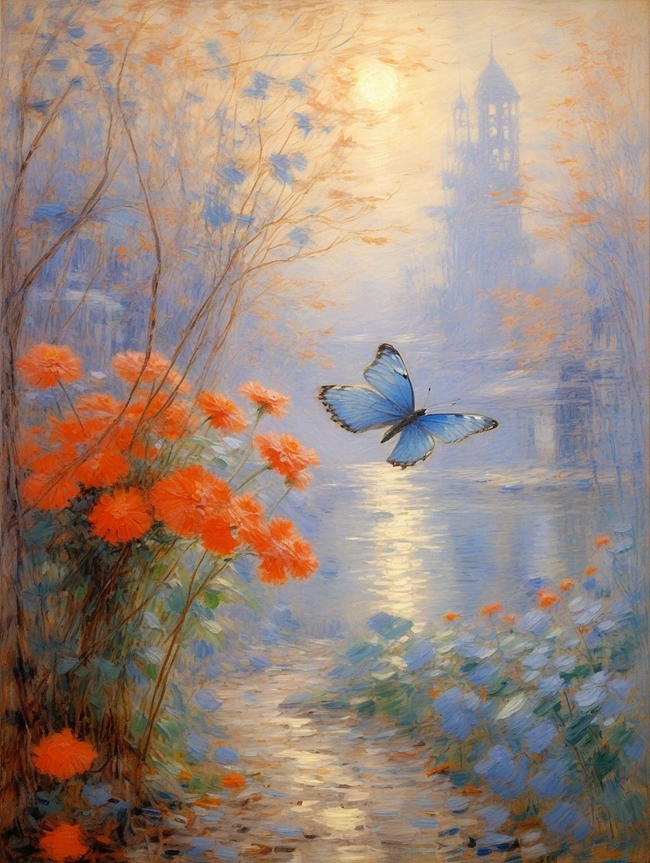 Florales 83, vers 2023 (huile sur toile) - Angelita Hawke