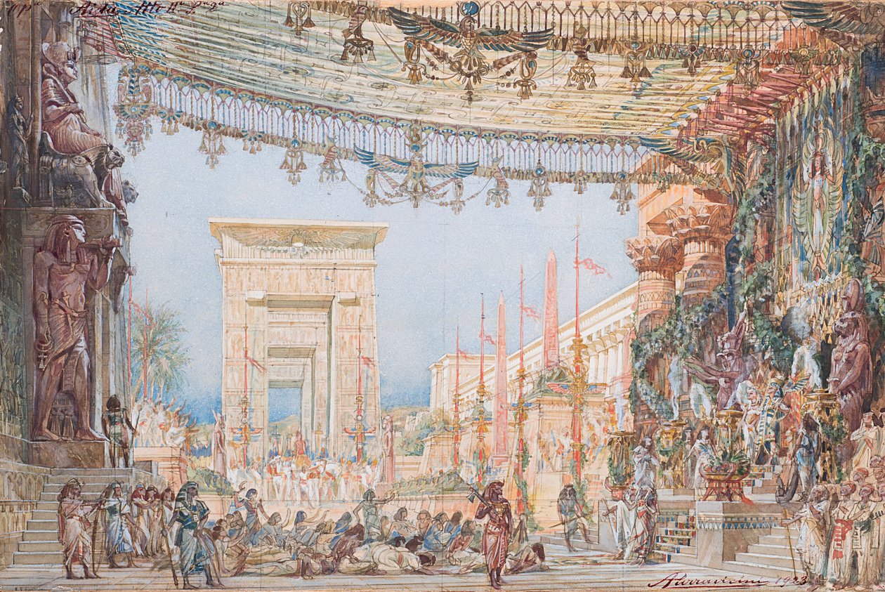 Décor de scène pour l