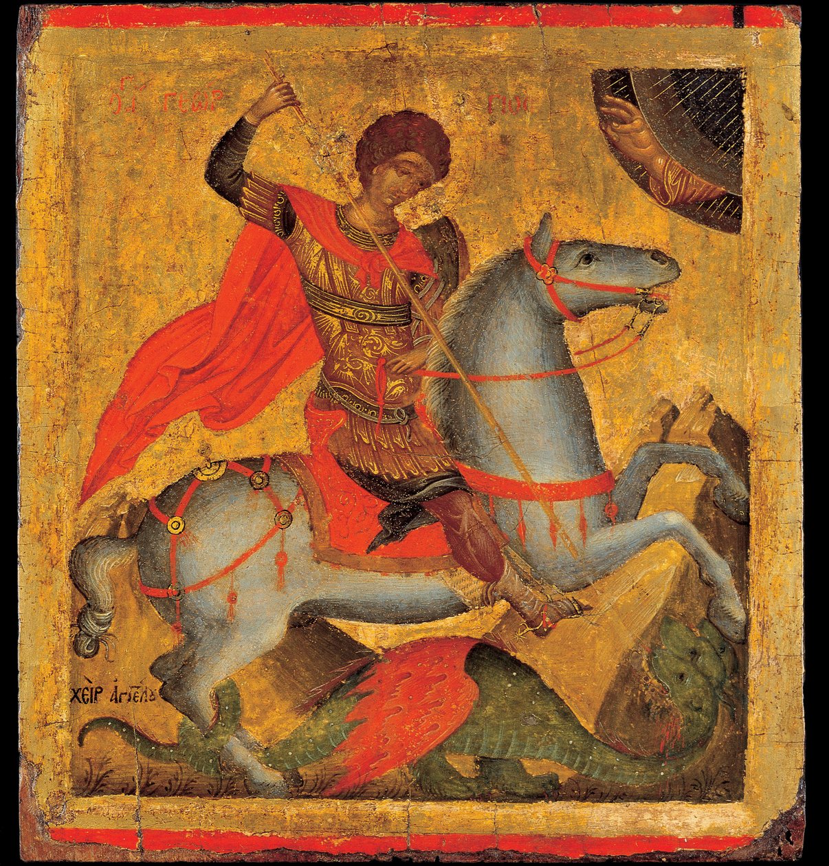 Saint Georges et le Dragon - Angelos Akotantos
