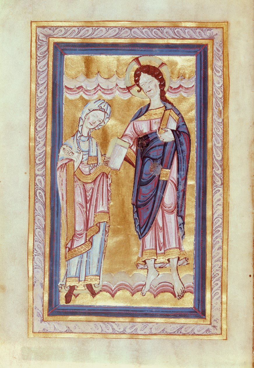 Aa 21 fol.2v Dédicace du livre au Christ, de l