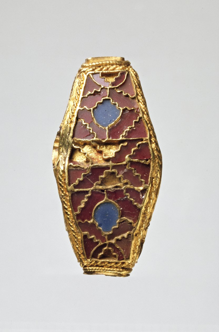 Perle lenticulaire à quatre faces - Anglo Saxon