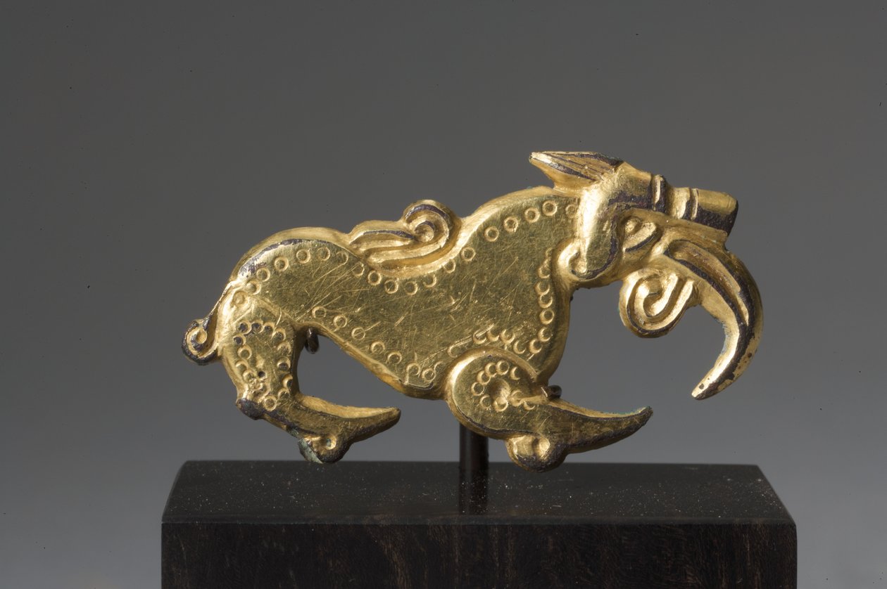 Ornement de ceinture zoomorphe - Anglo Saxon