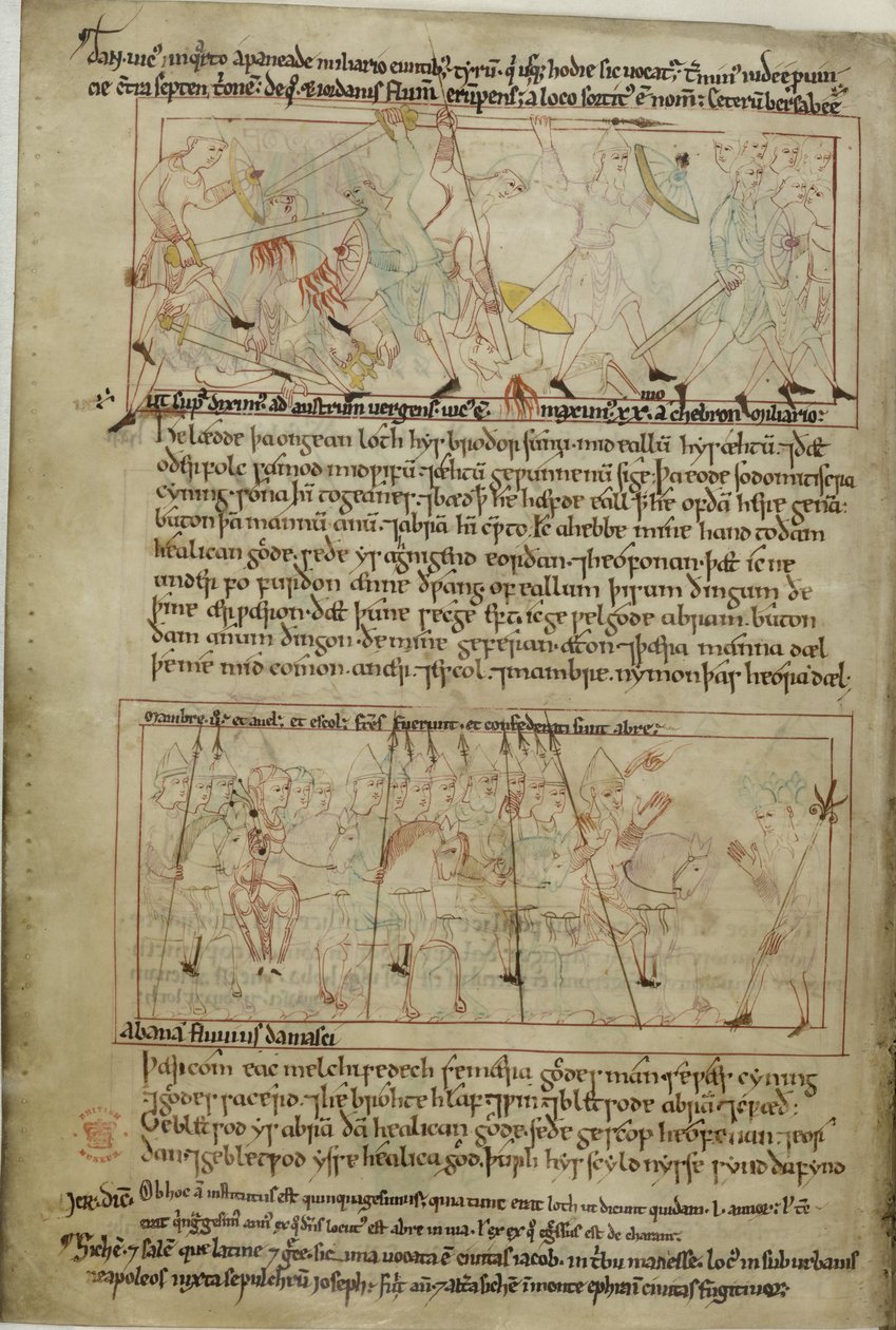 Abraham et Lot - Anglo Saxon