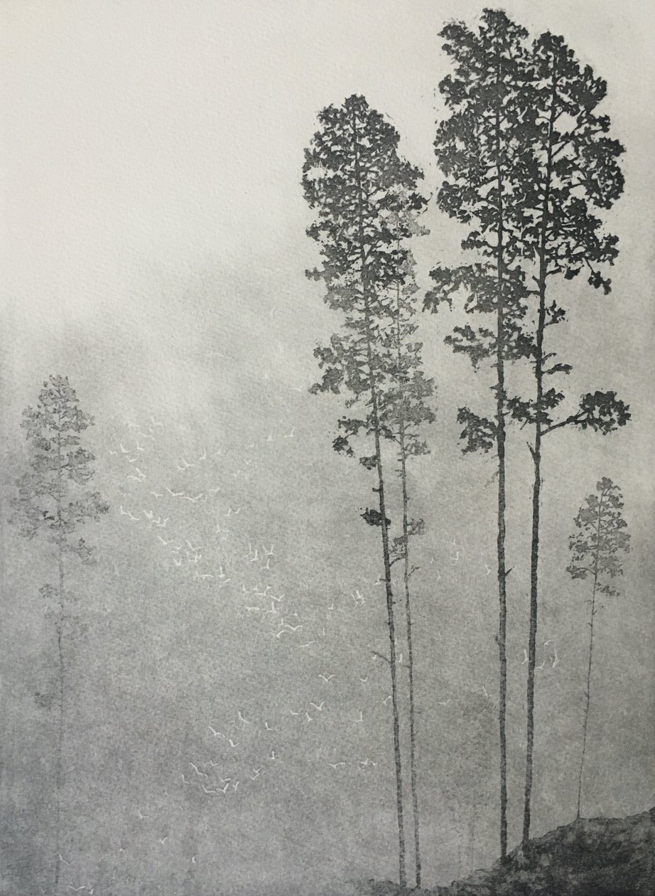 Les feuilles battent, les ailes bruissent, 2021 - angus hampel