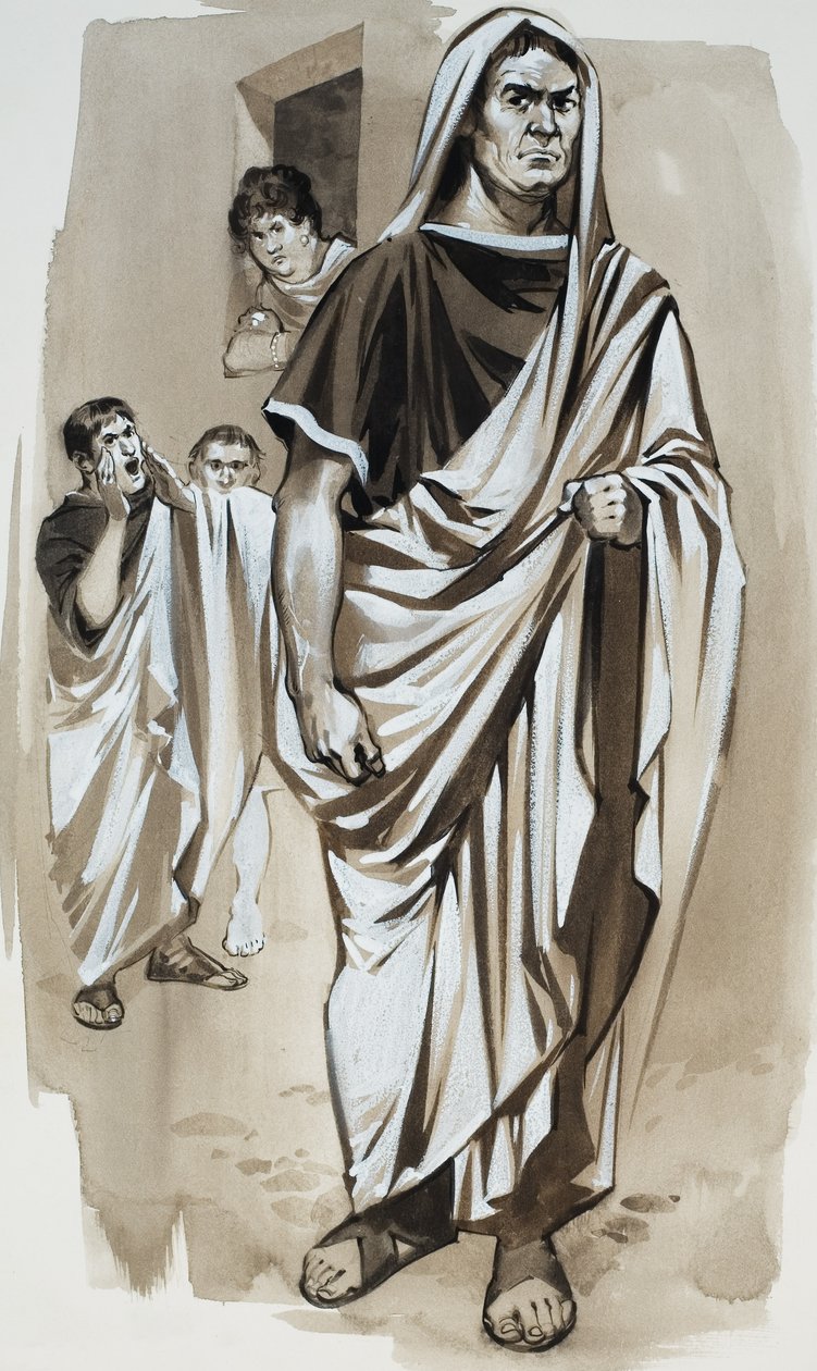 Cato the Killjoy" (gouache sur papier) - Angus McBride