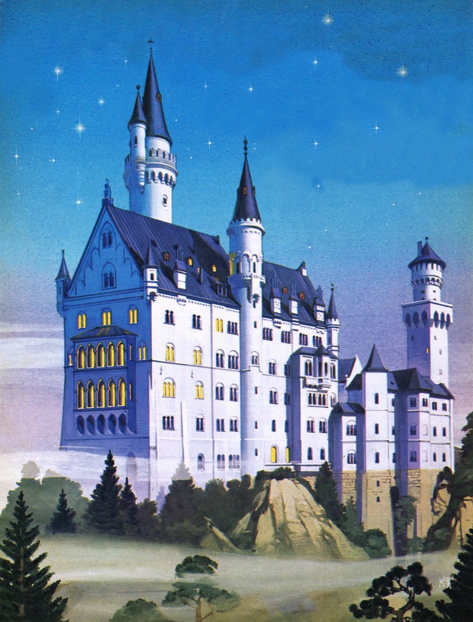 Neuschwanstein -- Un château de conte de fées construit par un fou - Angus McBride