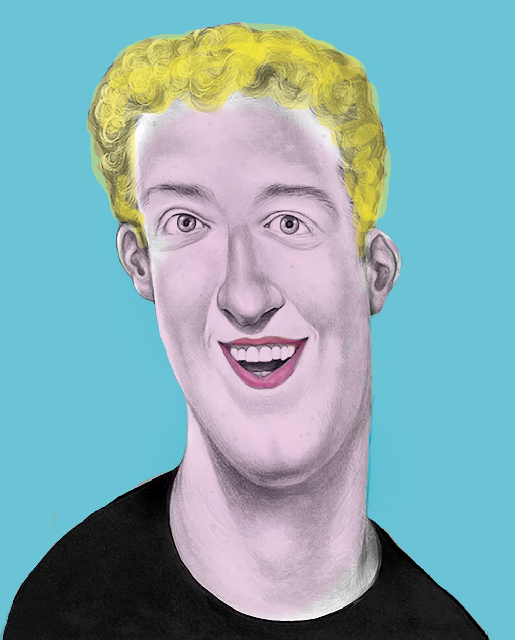 Pop Goes The Zuckerberg - Anita Kunz