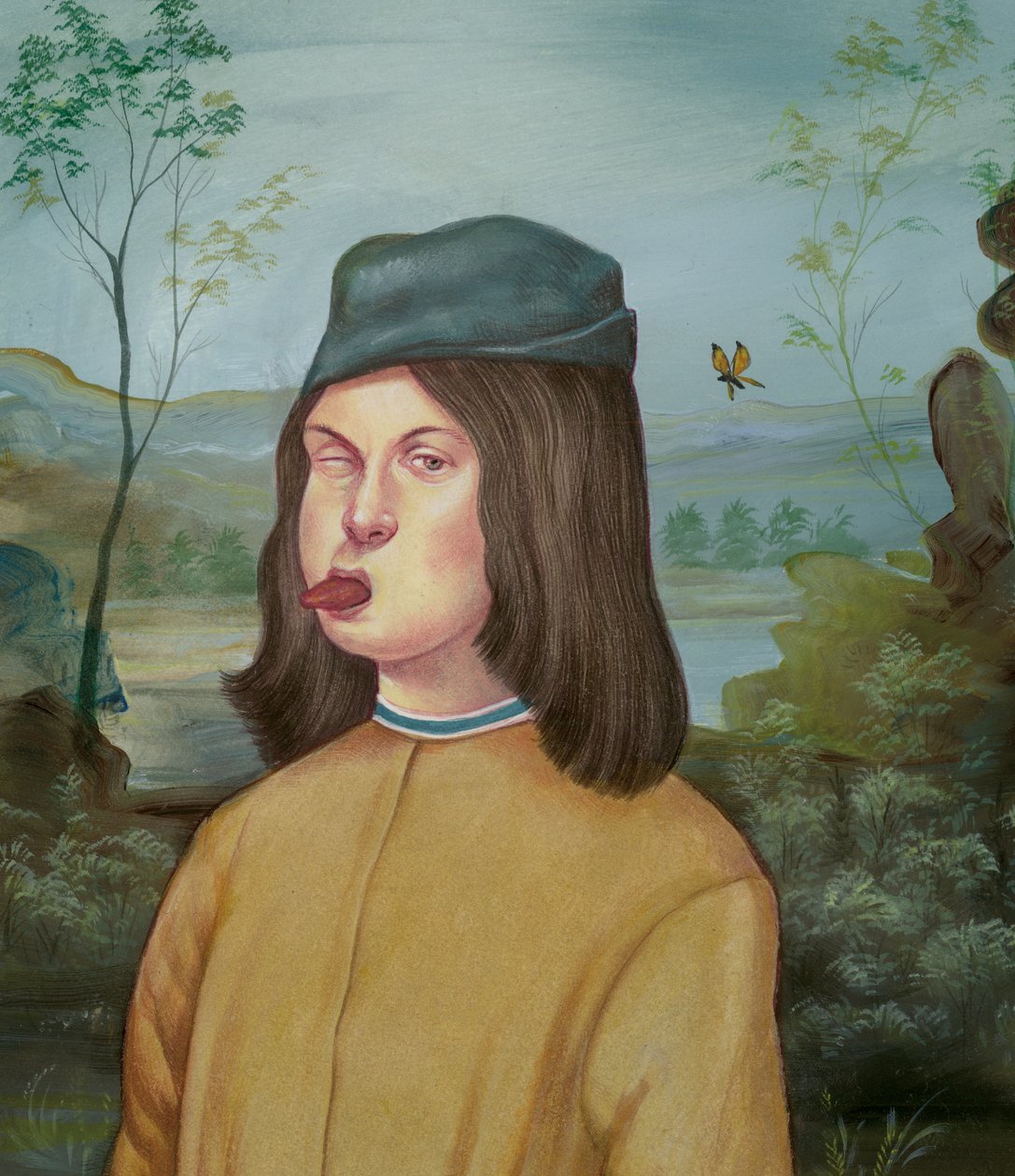 Jeune garçon avec attitude, 2018 - Anita Kunz