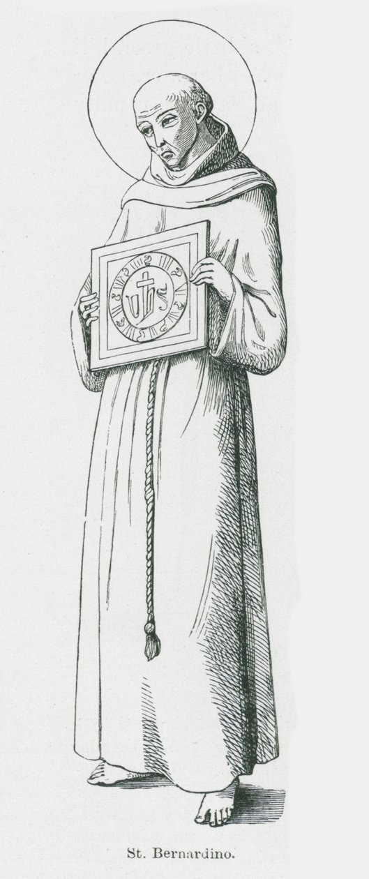 St Bernardino (litho) - Anna Brownell Jameson