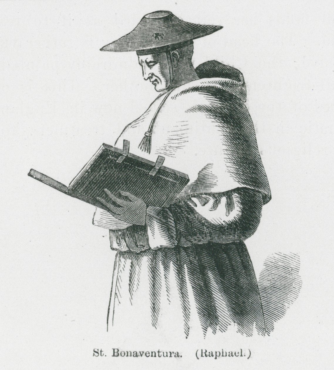 St Bonaventura (litho) - Anna Brownell Jameson