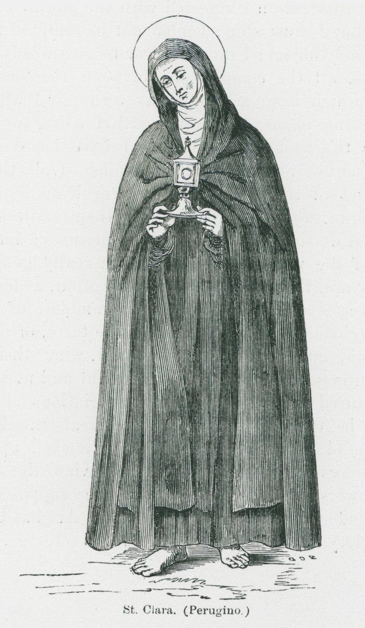 St Clara (lithographie) - Anna Brownell Jameson