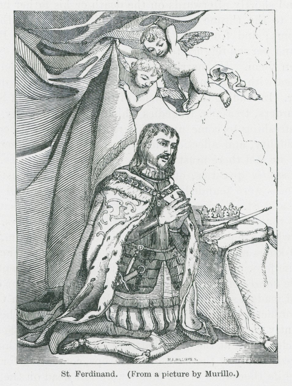 St Ferdinand (lithographie) - Anna Brownell Jameson