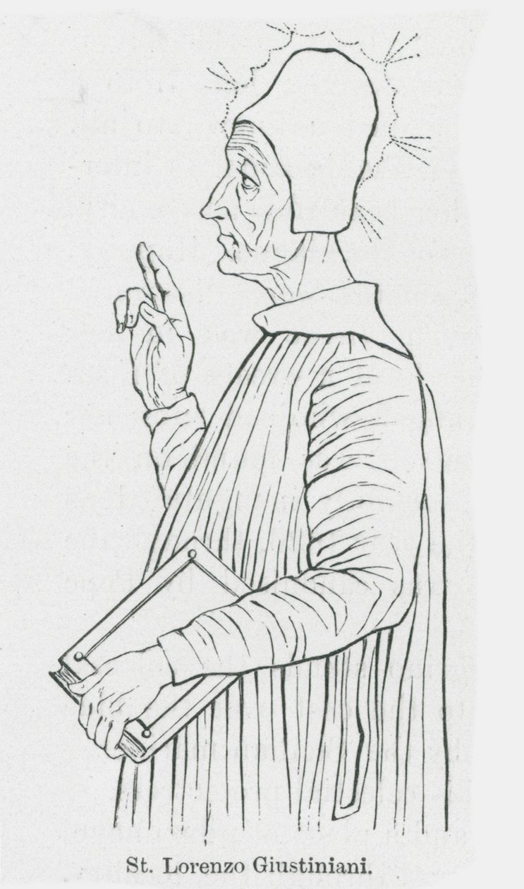 St Lorenzo Giustiniani (lithographie) - Anna Brownell Jameson