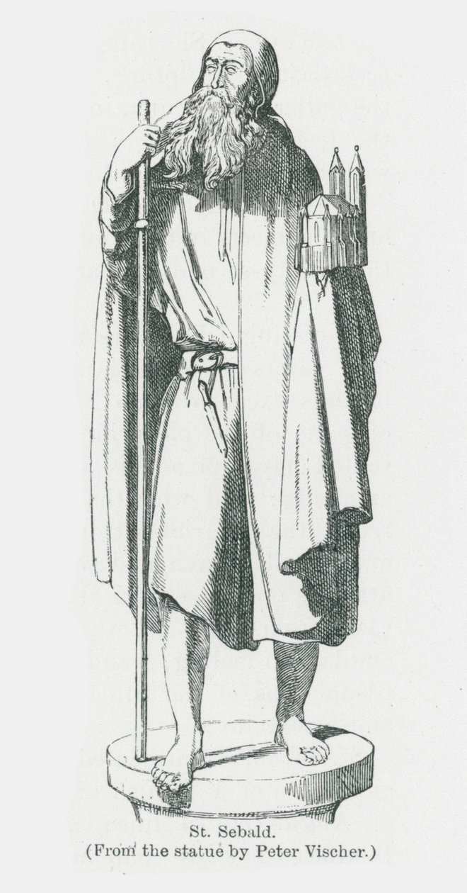 St Sebald (lithographie) - Anna Brownell Jameson