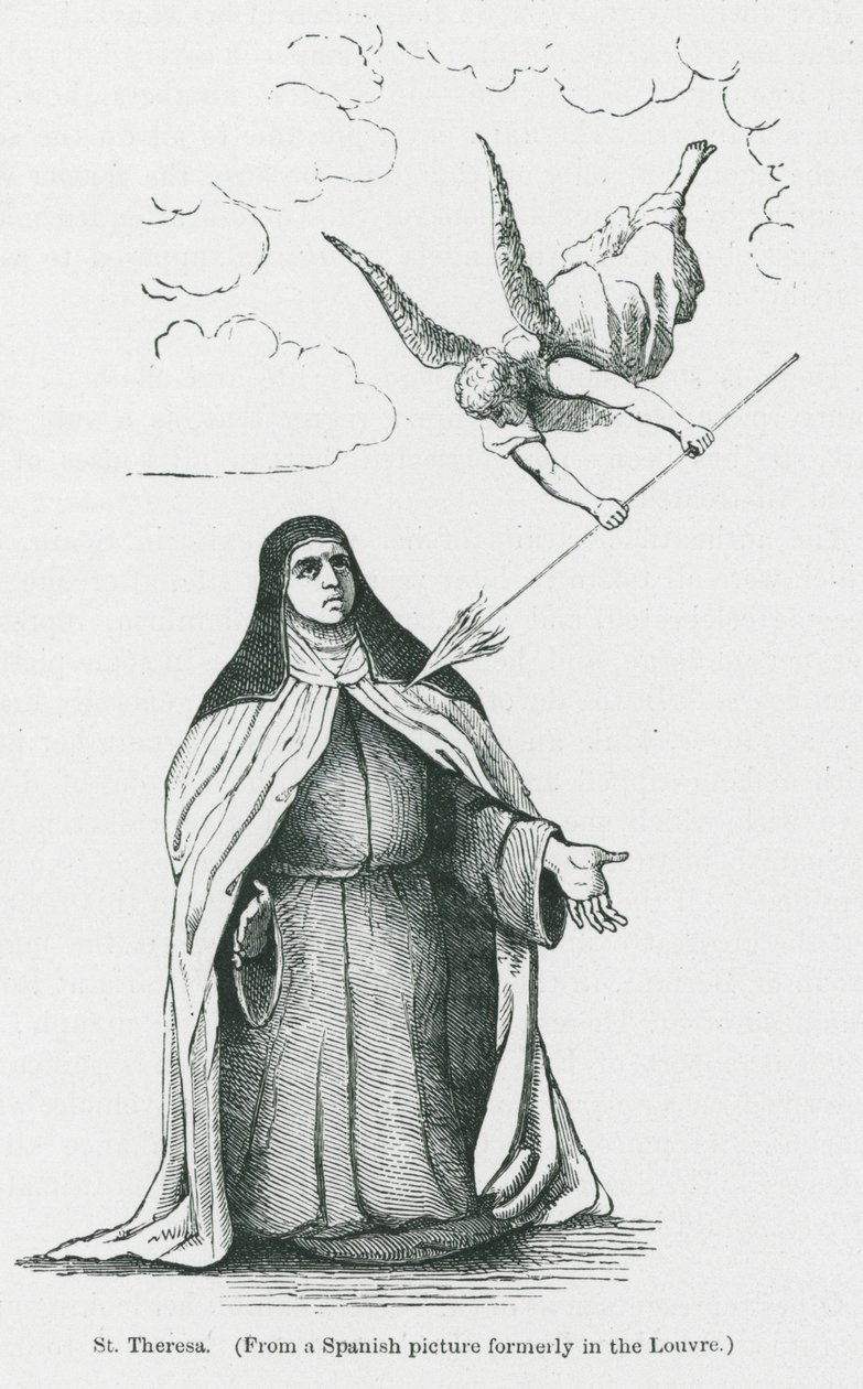 Sainte Thérèse (litho) - Anna Brownell Jameson